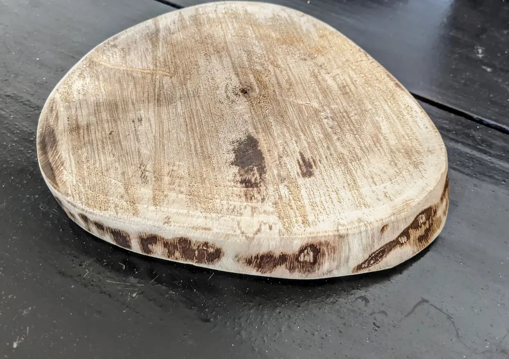 Rodaja de madera natural de castaño – Ecocarcruz