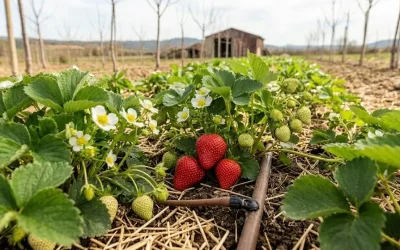 Como plantar fresas en marzo