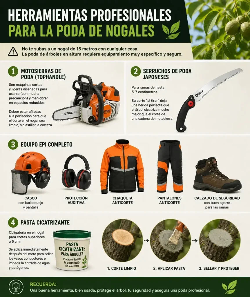 Técnicas de poda en altura y como aplicarlas 2 herramientas para podar en altura